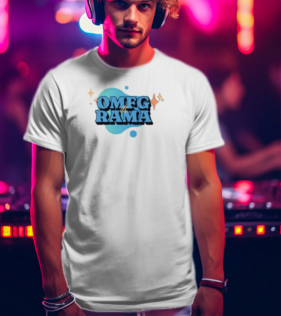 OMFG Its Rama Ohhhkay Sparkle Burst Retro Style T-Shirt