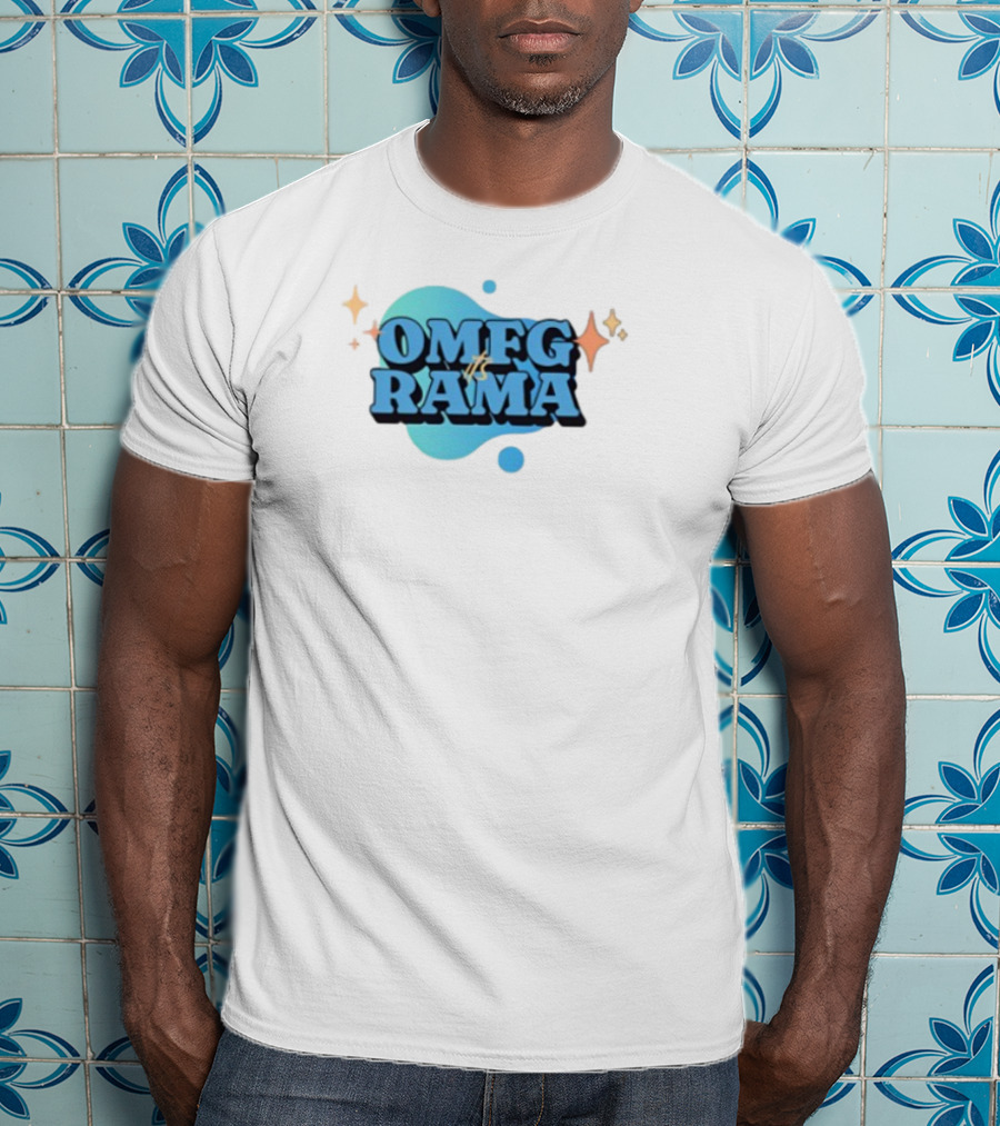 OMFG Its Rama Ohhhkay Sparkle Burst Retro Style T-Shirt