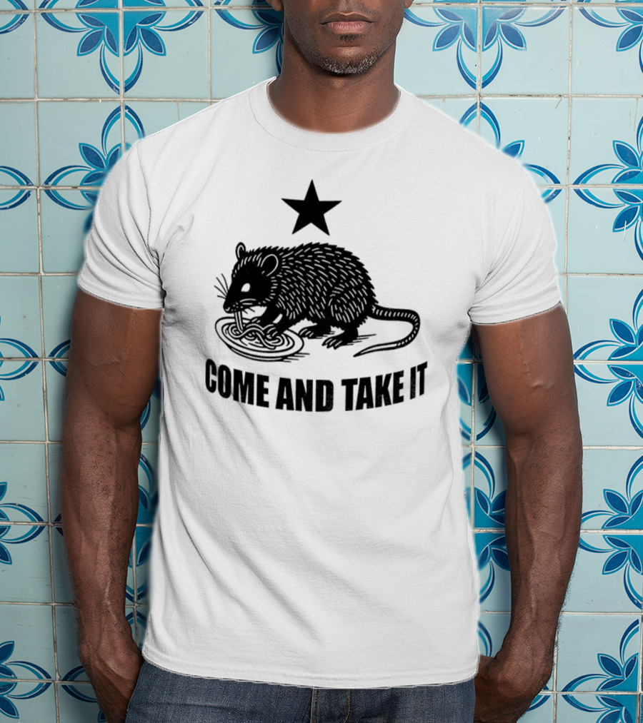 Opossum Come And Take It Flag Political Protest Statement T-Shirt
