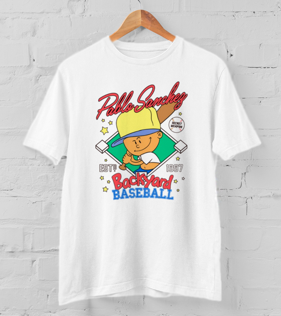 Pablo Sanchez Backyard Baseball Established 1997 Secret Weapon T-Shirt