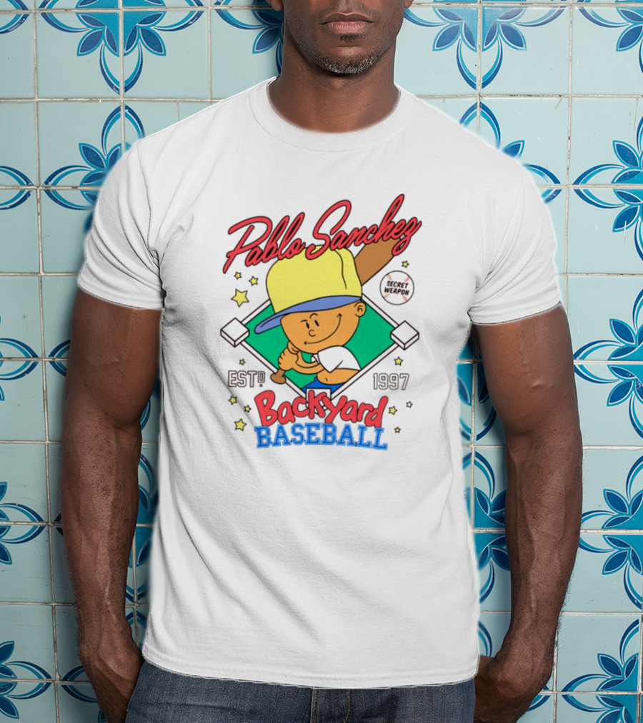 Pablo Sanchez Backyard Baseball Established 1997 Secret Weapon T-Shirt