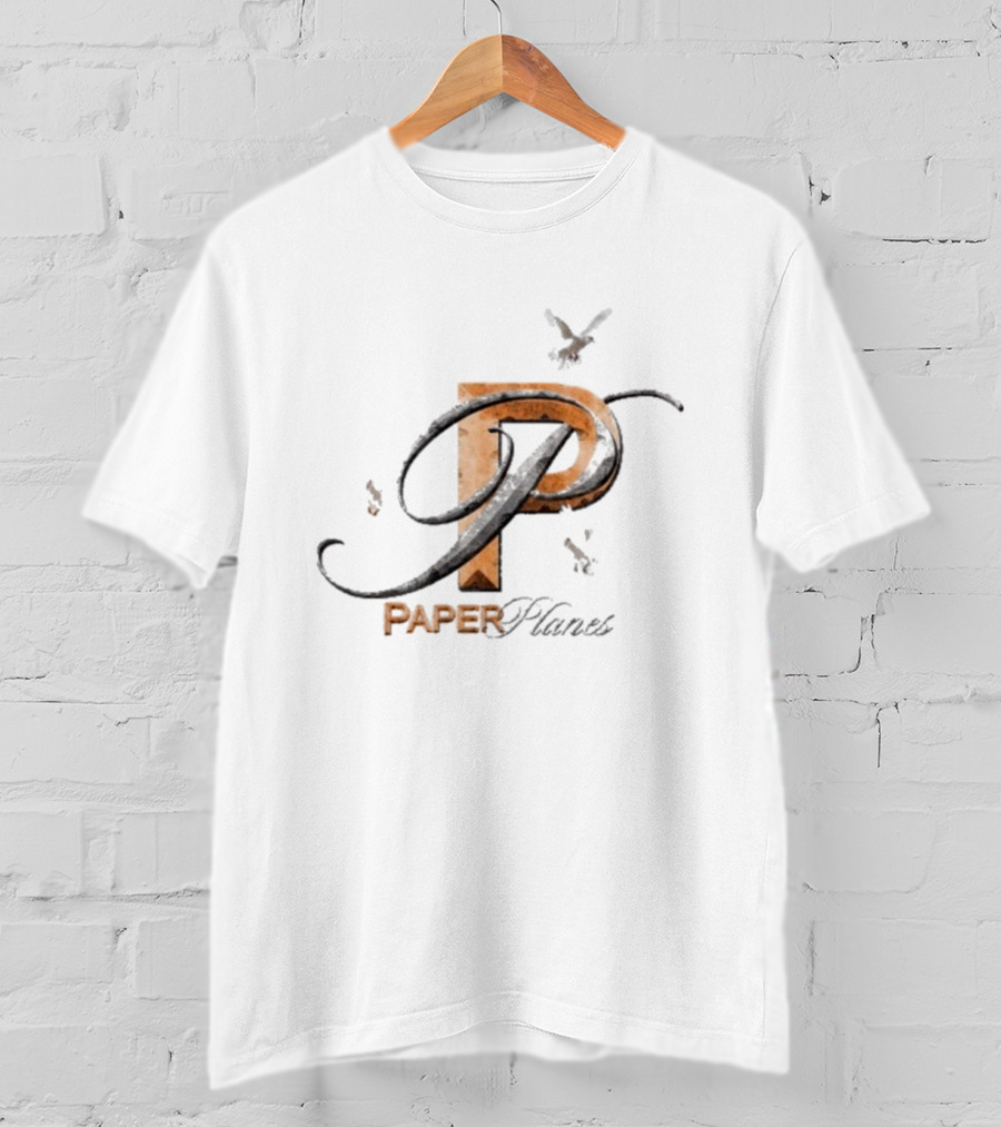 Paper Planes P With Doves Flight Elements T-Shirt