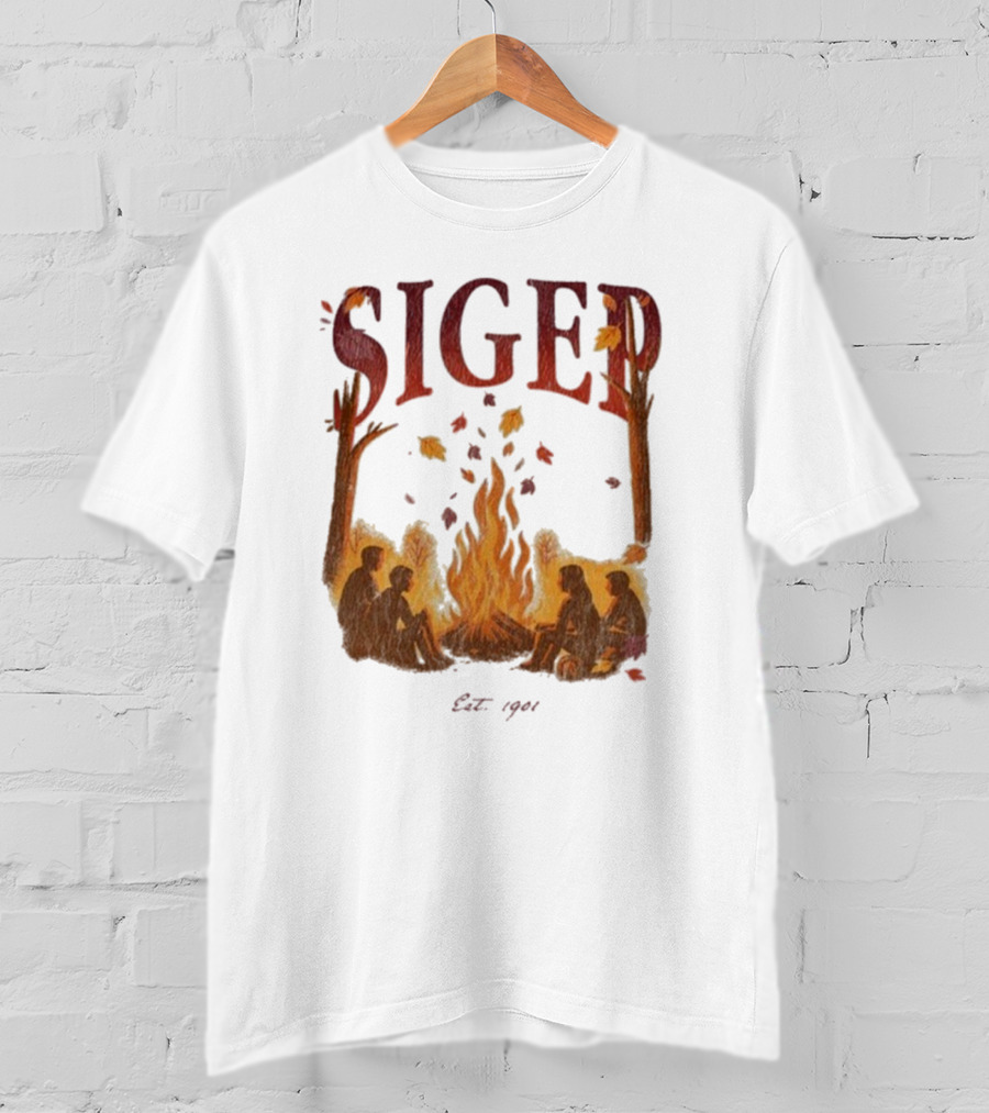 "SigEp Campfire Gathering Fall Est 1901" T-Shirt