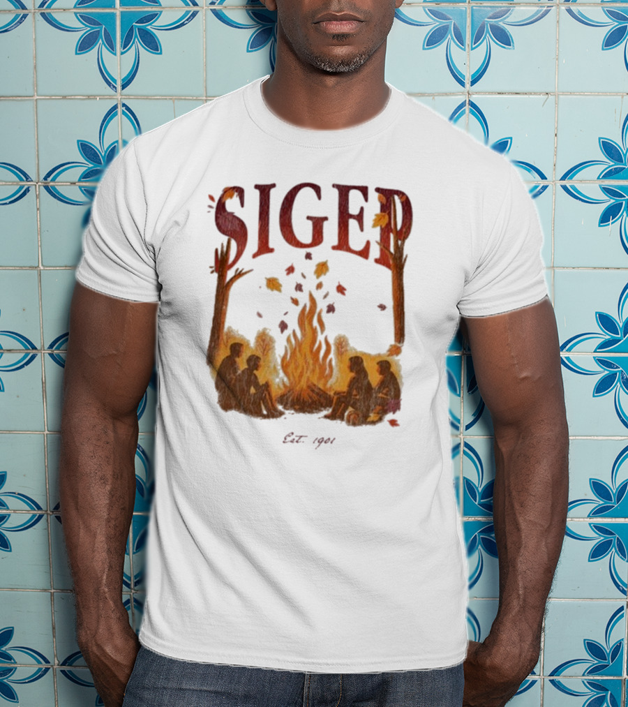 "SigEp Campfire Gathering Fall Est 1901" T-Shirt