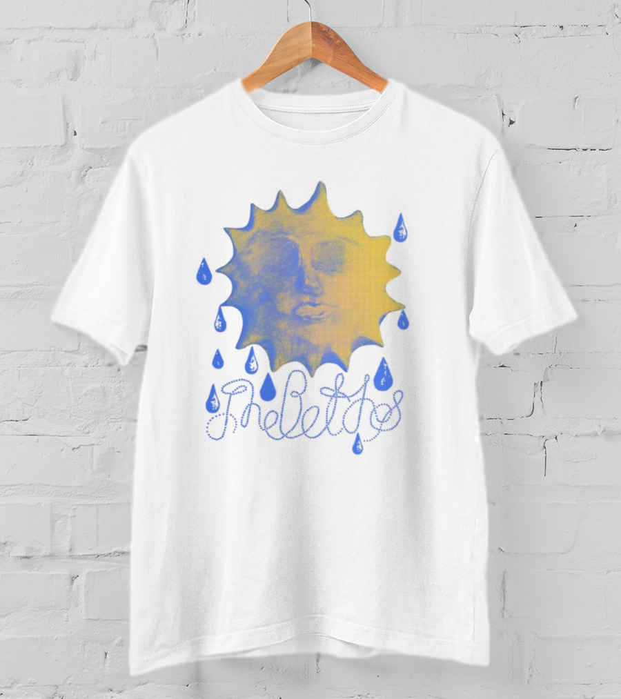The Beths Sad Sunshine Blue Tears Yellow Face T-Shirt