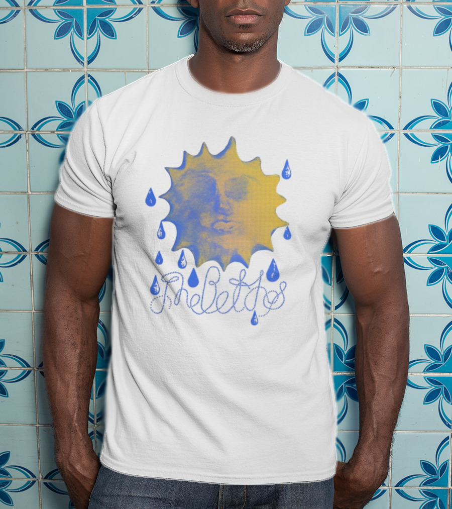 The Beths Sad Sunshine Blue Tears Yellow Face T-Shirt