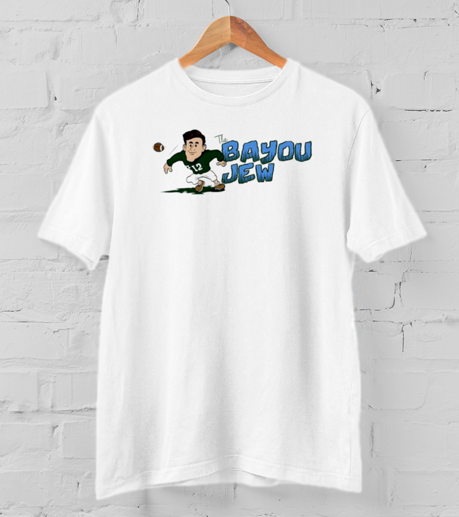 The Bayou Jew Football Player By Jake Retzlaff T-Shirt