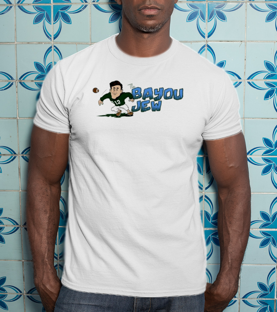 The Bayou Jew Football Player By Jake Retzlaff T-Shirt