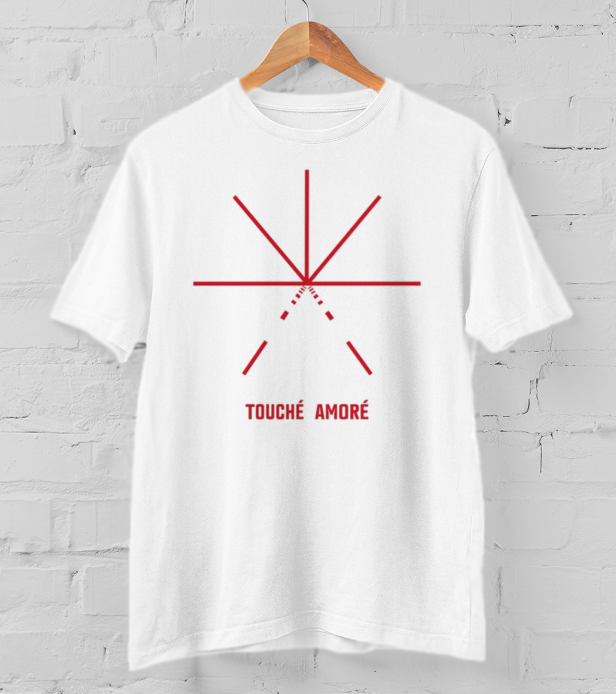 Touché Amoré Pts Bam Red Lines Symbol T-Shirt