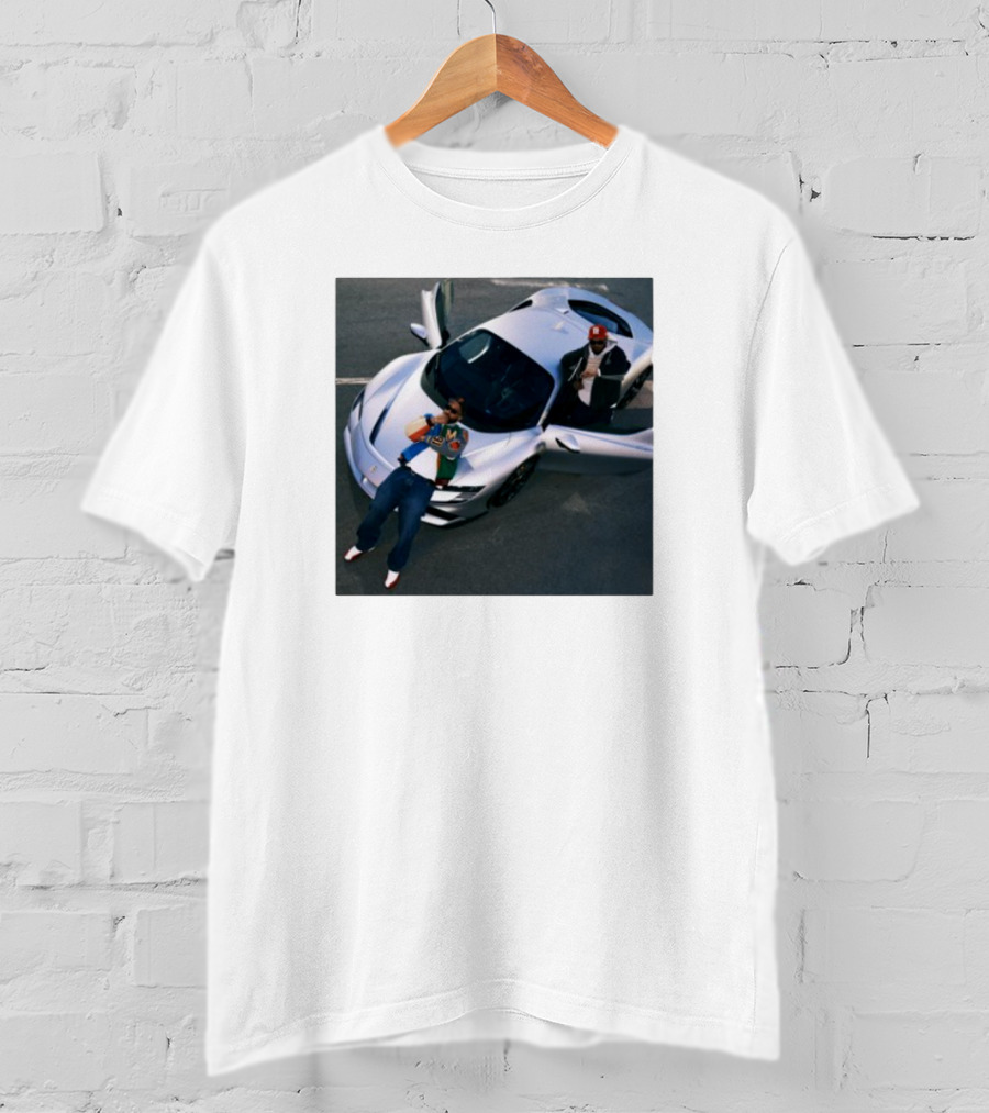 Until Night Comes Album Silver Sports Car Duo T-Shirt