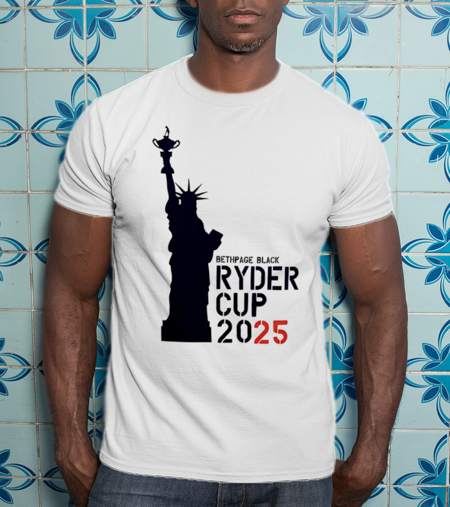 USA Ryder Cup 2025 Liberty Bethpage Black T-Shirt