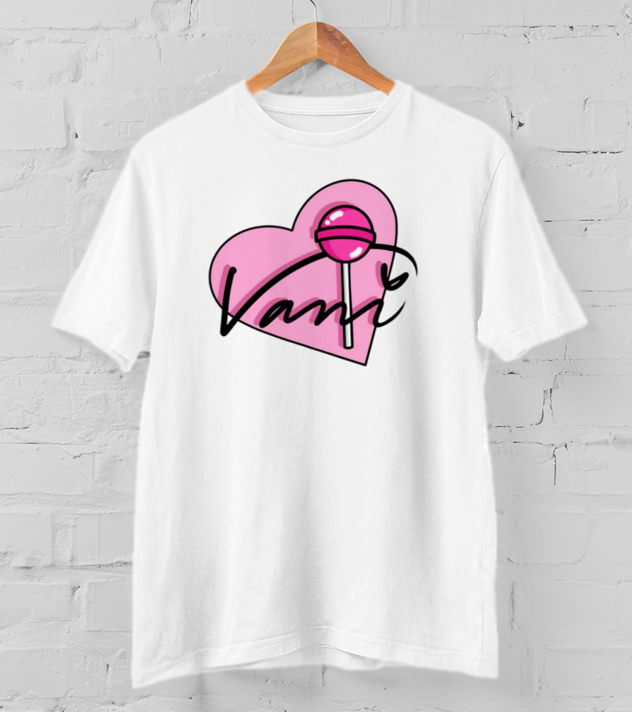 Vanilbean Heart Lollipop Signature T-Shirt