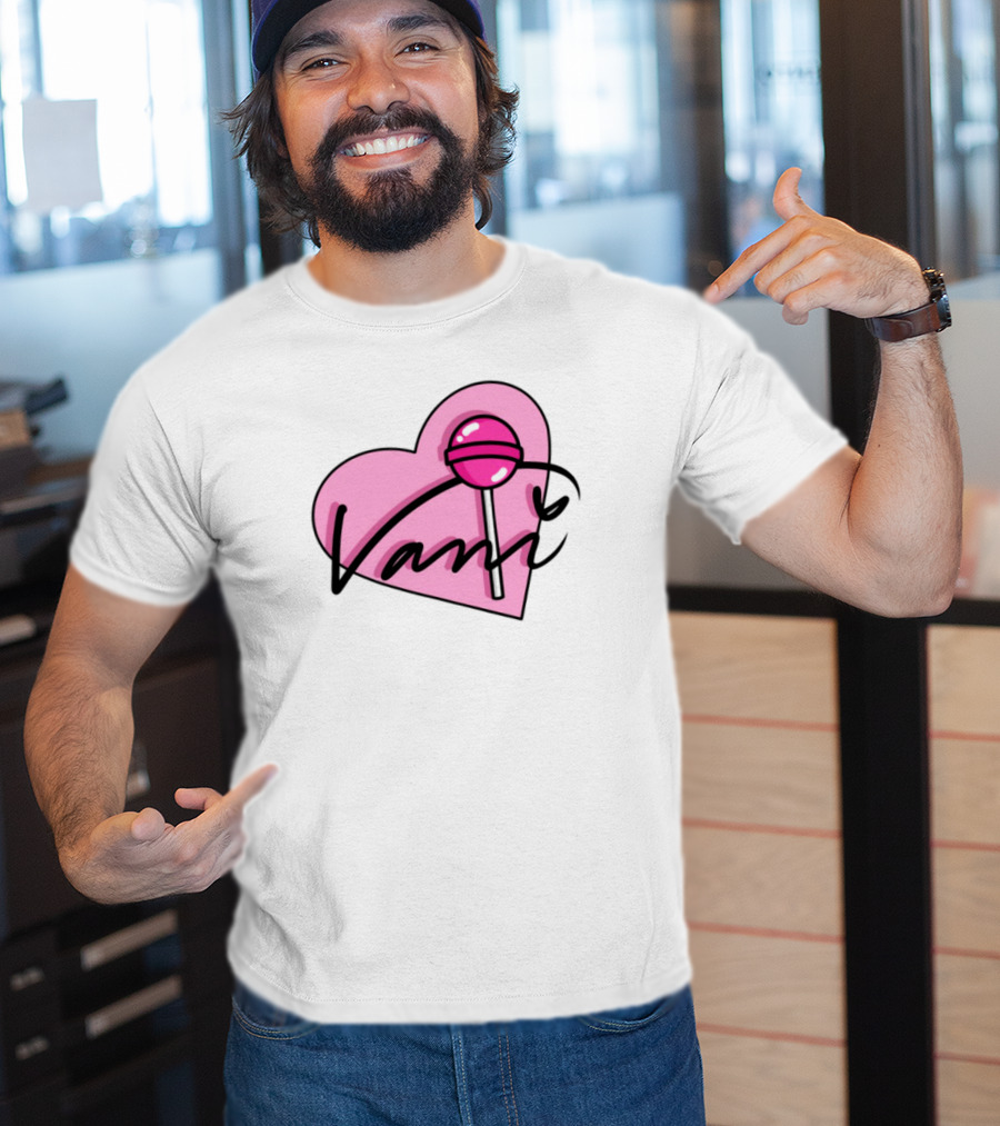 Vanilbean Heart Lollipop Signature T-Shirt