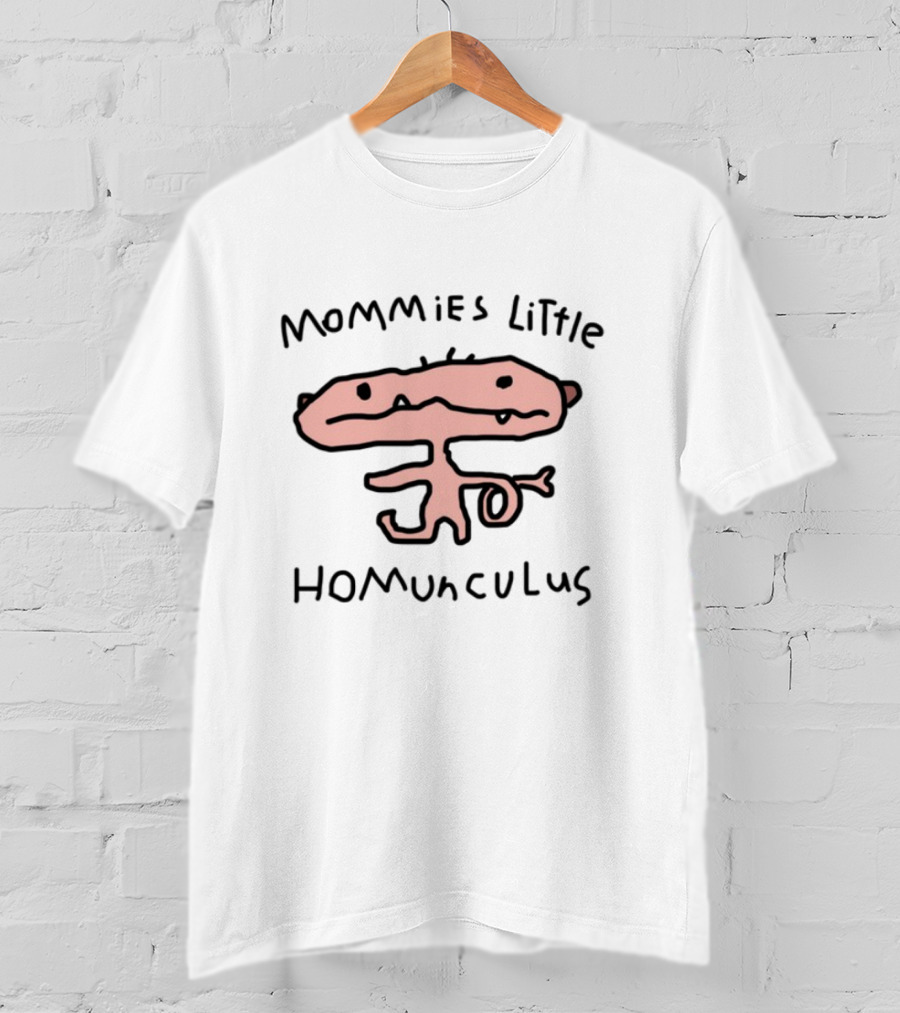Wors S Mommies Little Homunculus Pink Abstract Creature T-Shirt