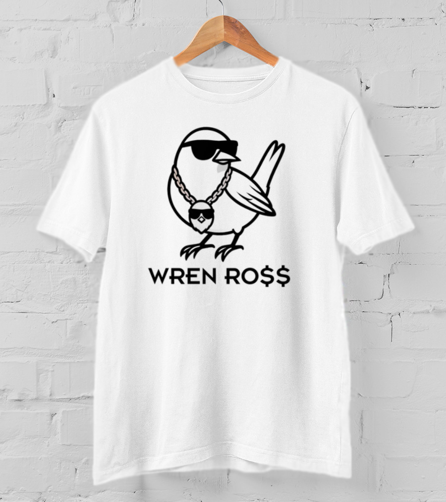 Wren Ro$$ Bird Gold Chain T-Shirt