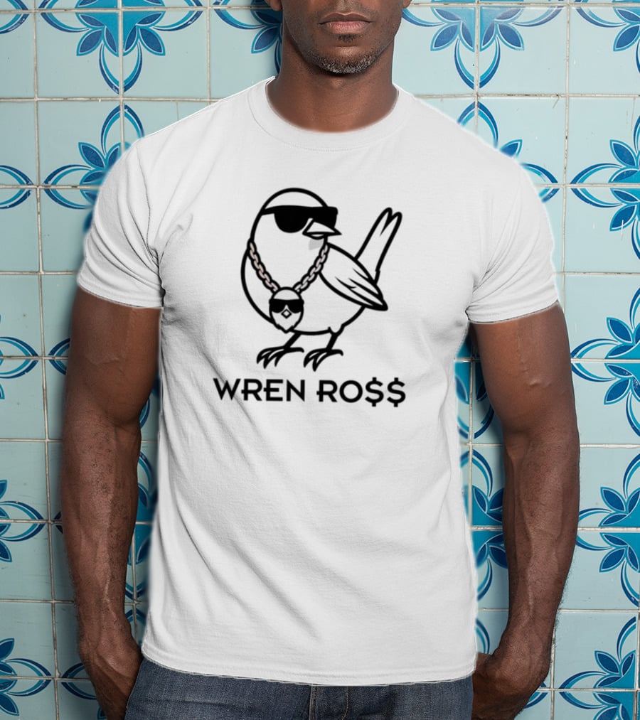 Wren Ro$$ Bird Gold Chain T-Shirt