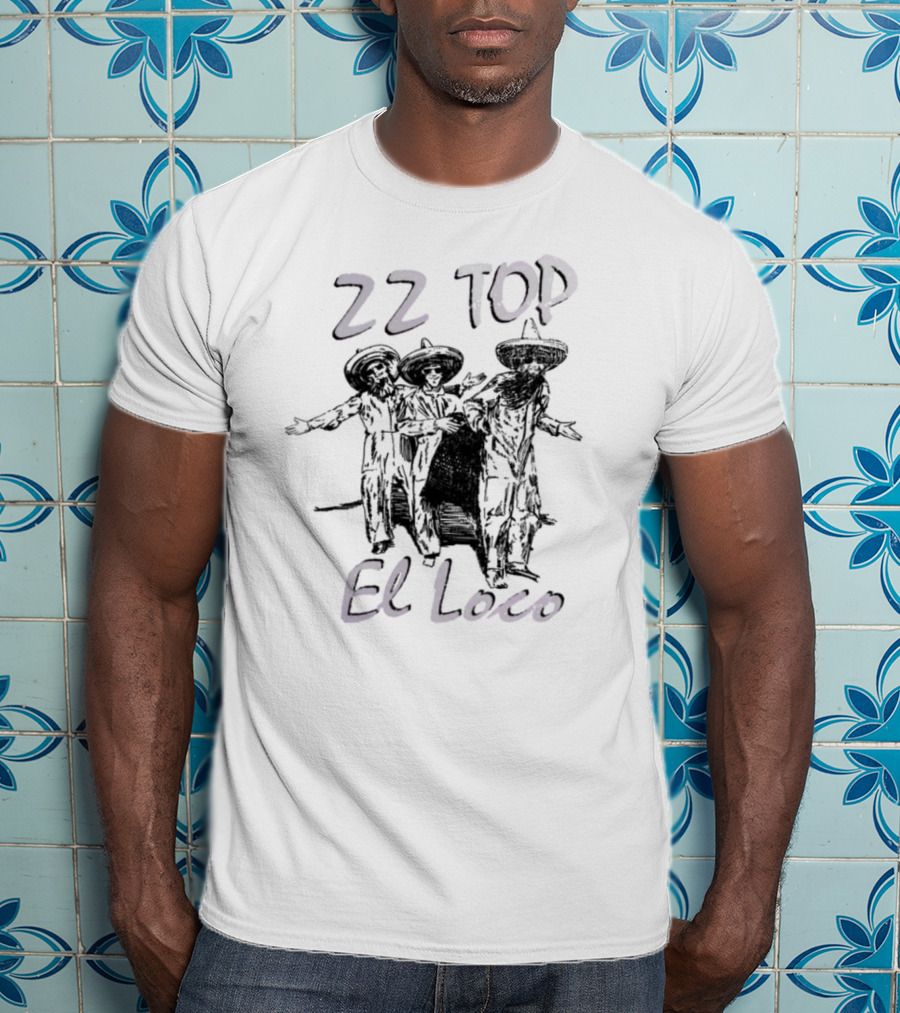 ZZ Top El Loco Band Vintage Style Fan Apparel T-Shirt