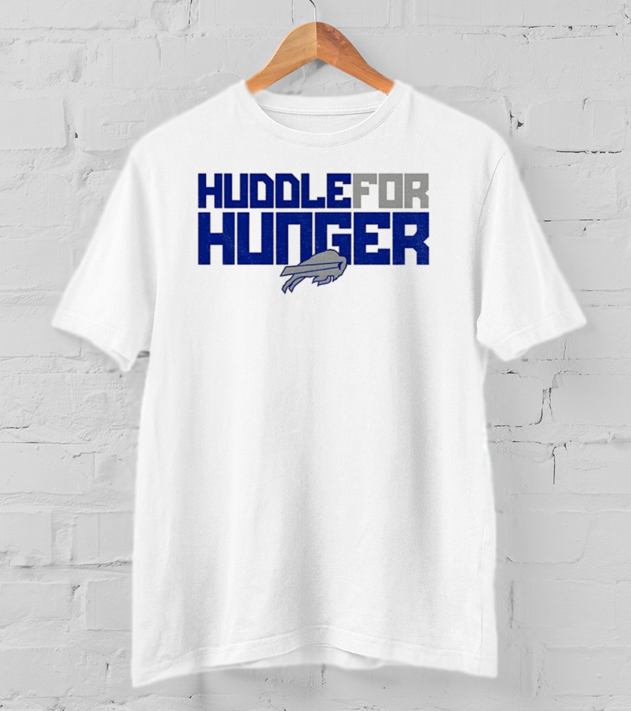 Huddle For Hunger Buffalo Bills NFL Football T-Shirt