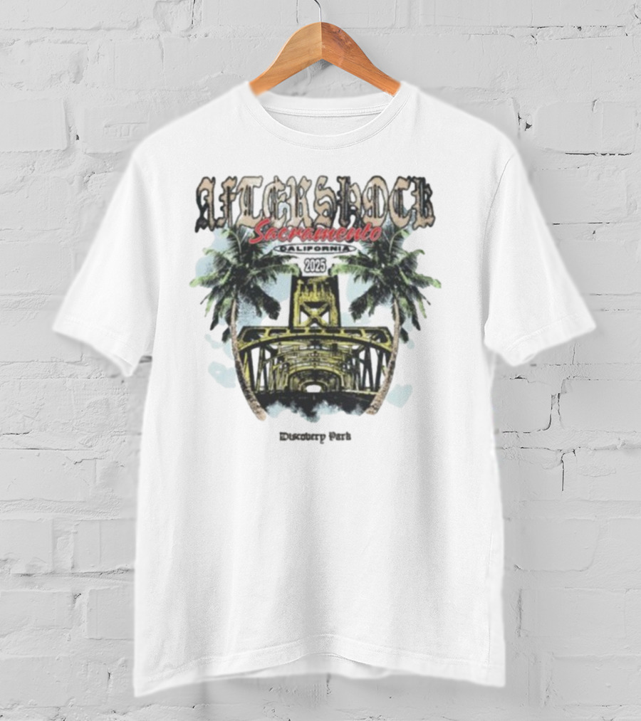 Aftershock Festival Sacramento California 2025 October Discovery Park T-Shirt