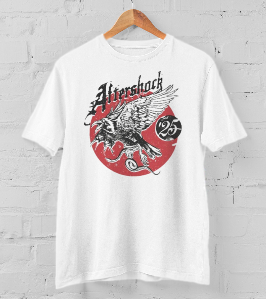Aftershock Vengeance 25 Flying Eagle Red Moon T-Shirt