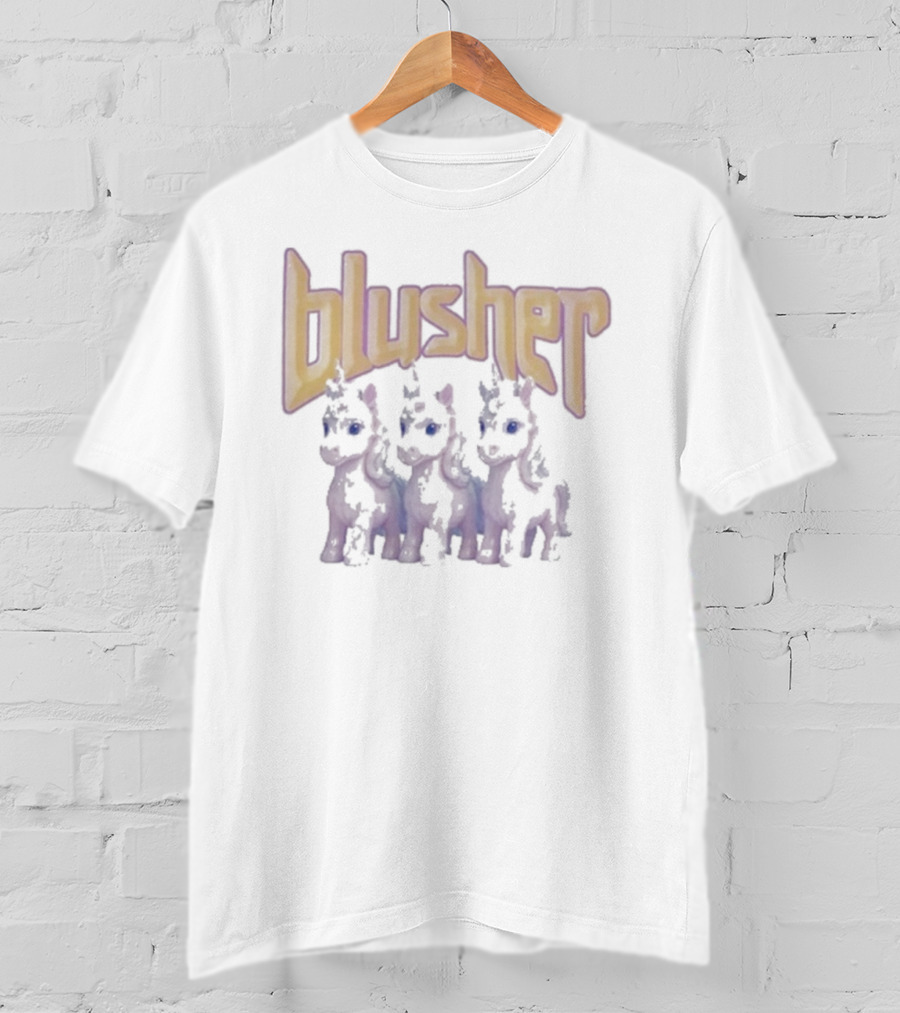 Blusher Unicorns Fantasy Characters Collection T-Shirt