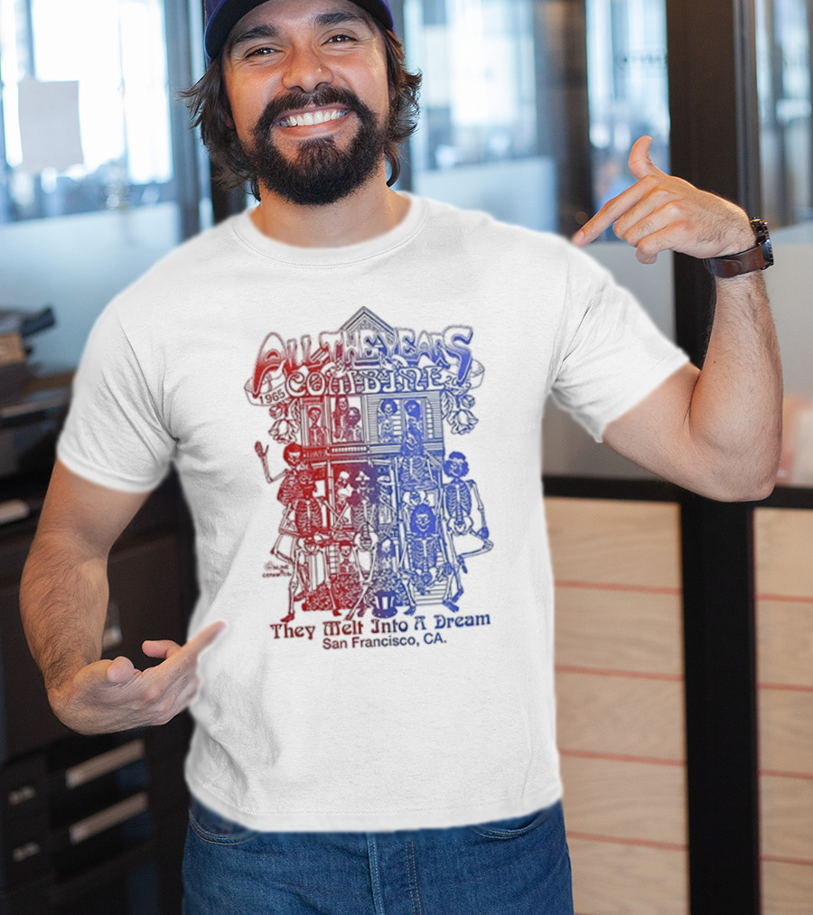 Grateful Dead All The Years Combine They Melt Into A Dream 60 Years San Francisco CA T-Shirt