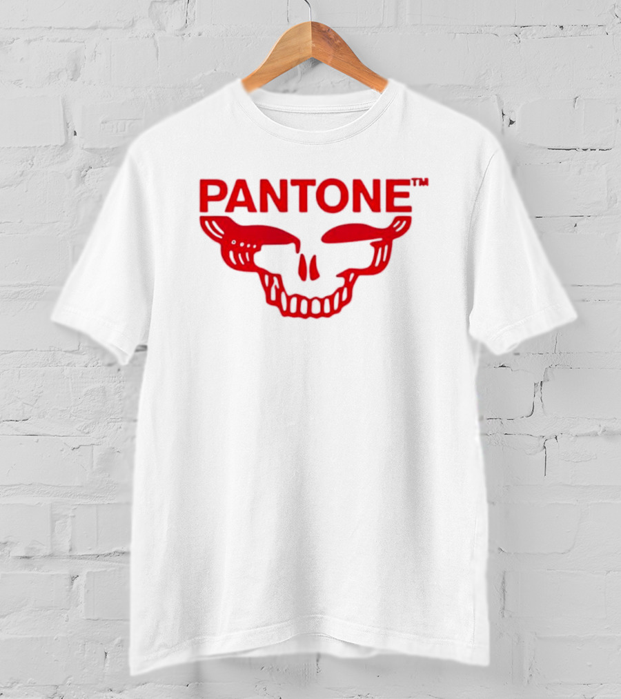 Grateful Red SYF Stealie Pantone Skull Red T-Shirt