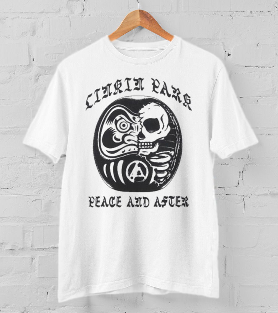 Linkin Park Peace And After Daruma Skull Collaboration T-Shirt