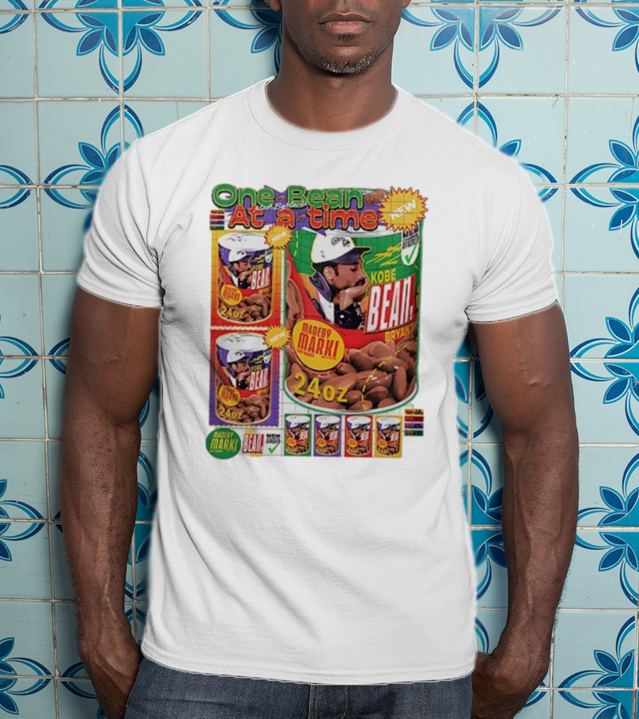 Los Angeles Lakers Kobe Bryant One Bean At A Time 24oz Champion Can T-Shirt