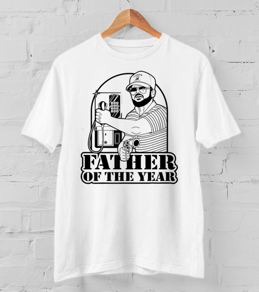 Father Of The Year Gary Plauche Illustration T-Shirt