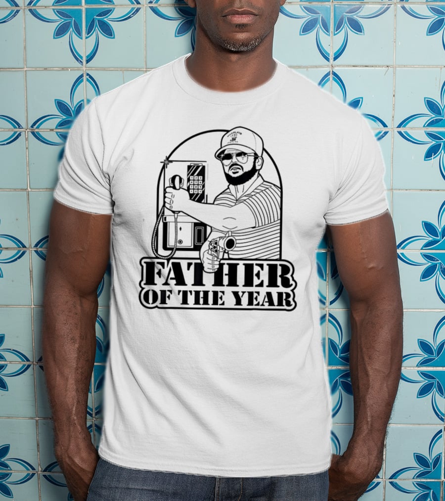 Father Of The Year Gary Plauche Illustration T-Shirt