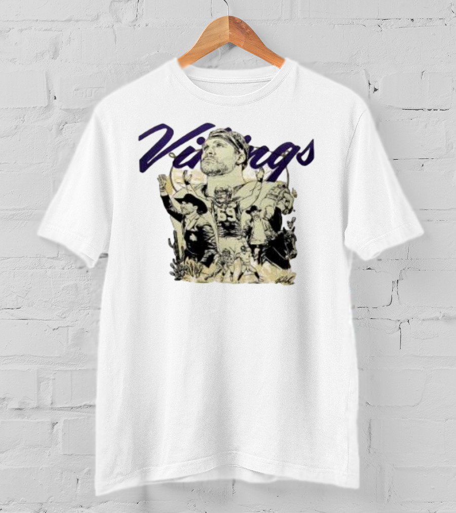Vikings Fan Tribute With Player Number 69 And Team Spirit Imagery T-Shirt