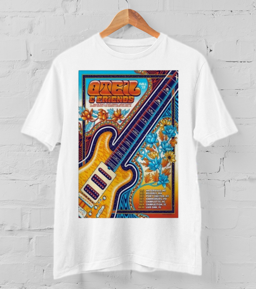 Oteil And Friends Fall 25 Tour Harrisburg PA Guitar Art T-Shirt
