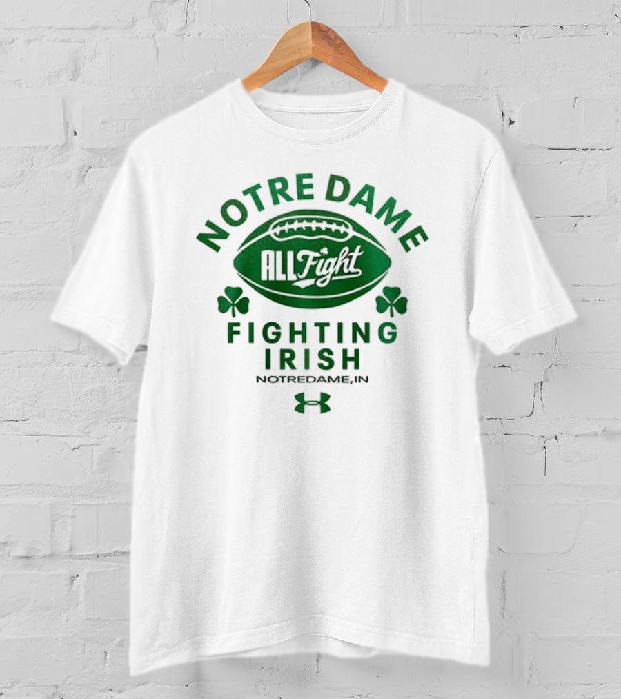 Notre Dame Fighting Irish All Fight Football NotreDameB.I.N Under Armour T-Shirt