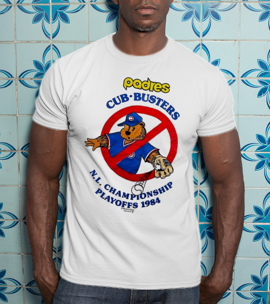 Padres Cub Busters NL Championship Playoffs 1984 T-Shirt