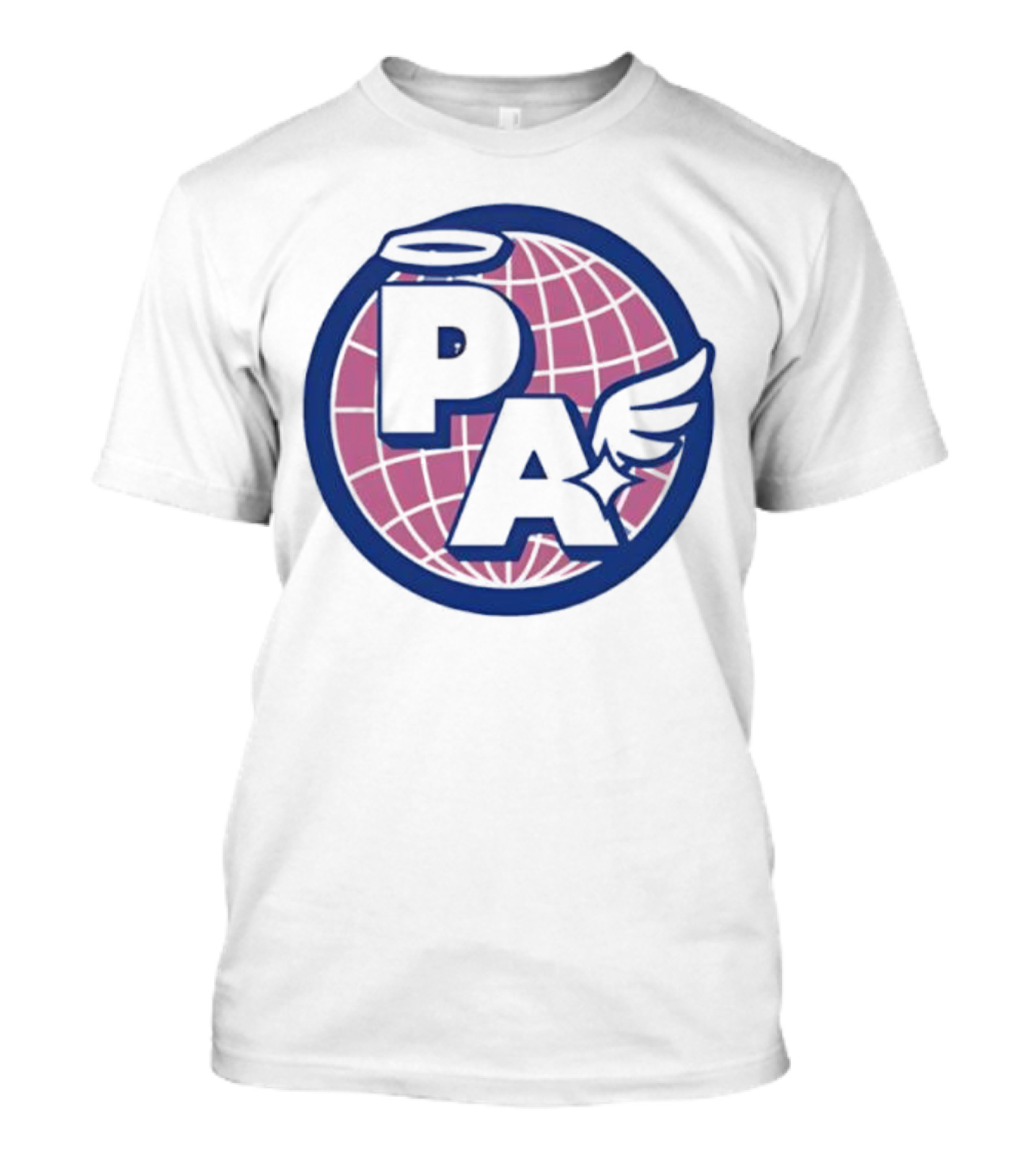 Project AEON Ethereum NFT Collection PA Halo Wing Pink Globe T-Shirt