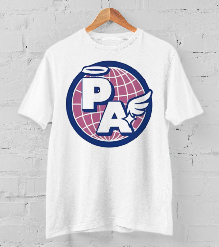 Project AEON Ethereum NFT Collection PA Halo Wing Pink Globe T-Shirt