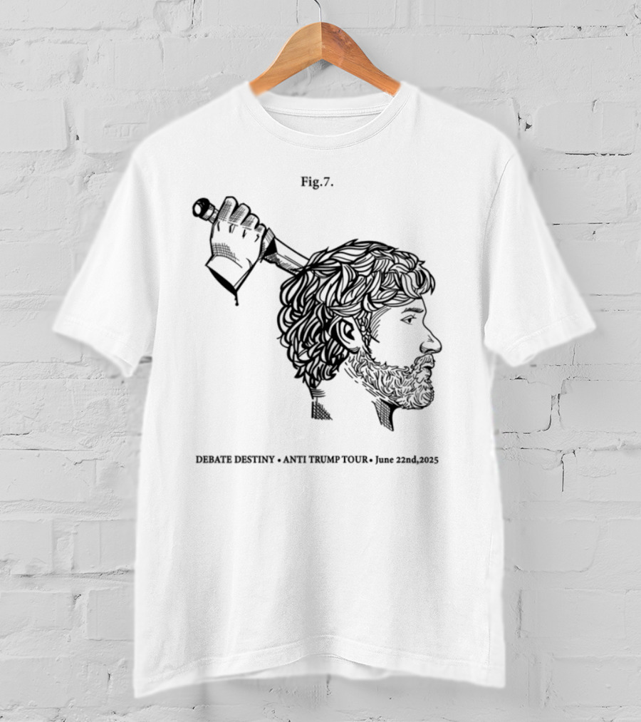 Debate Destiny Badge White Circle Event T-Shirt