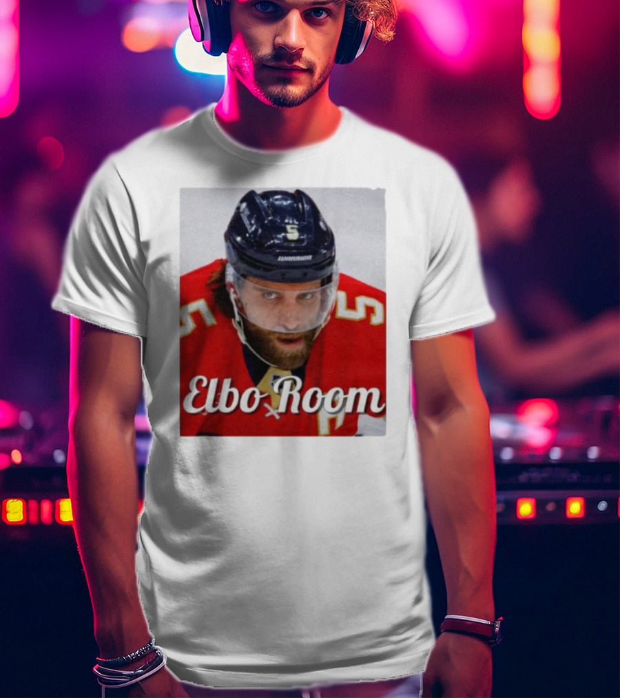 Elbo Room Hockey Player Warrior Number 5 T-Shirt