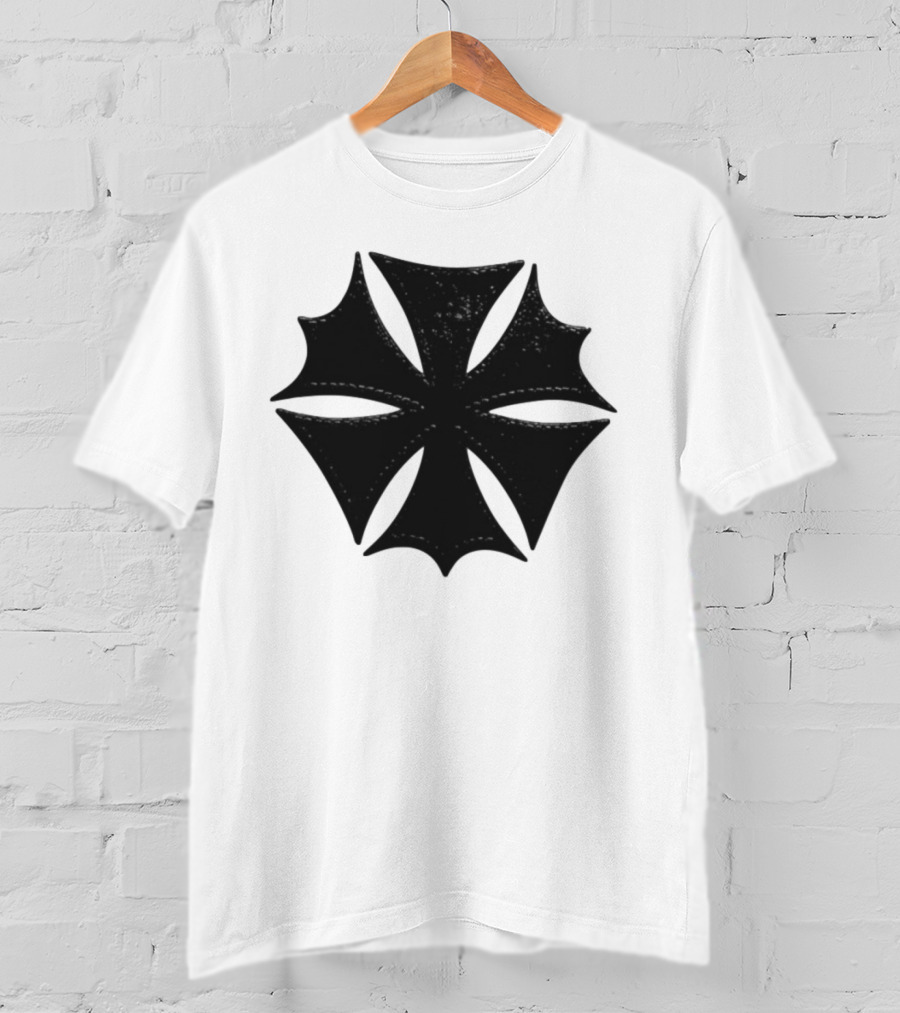 Hardstone Psycho Iron Cross Symbol Black T-Shirt