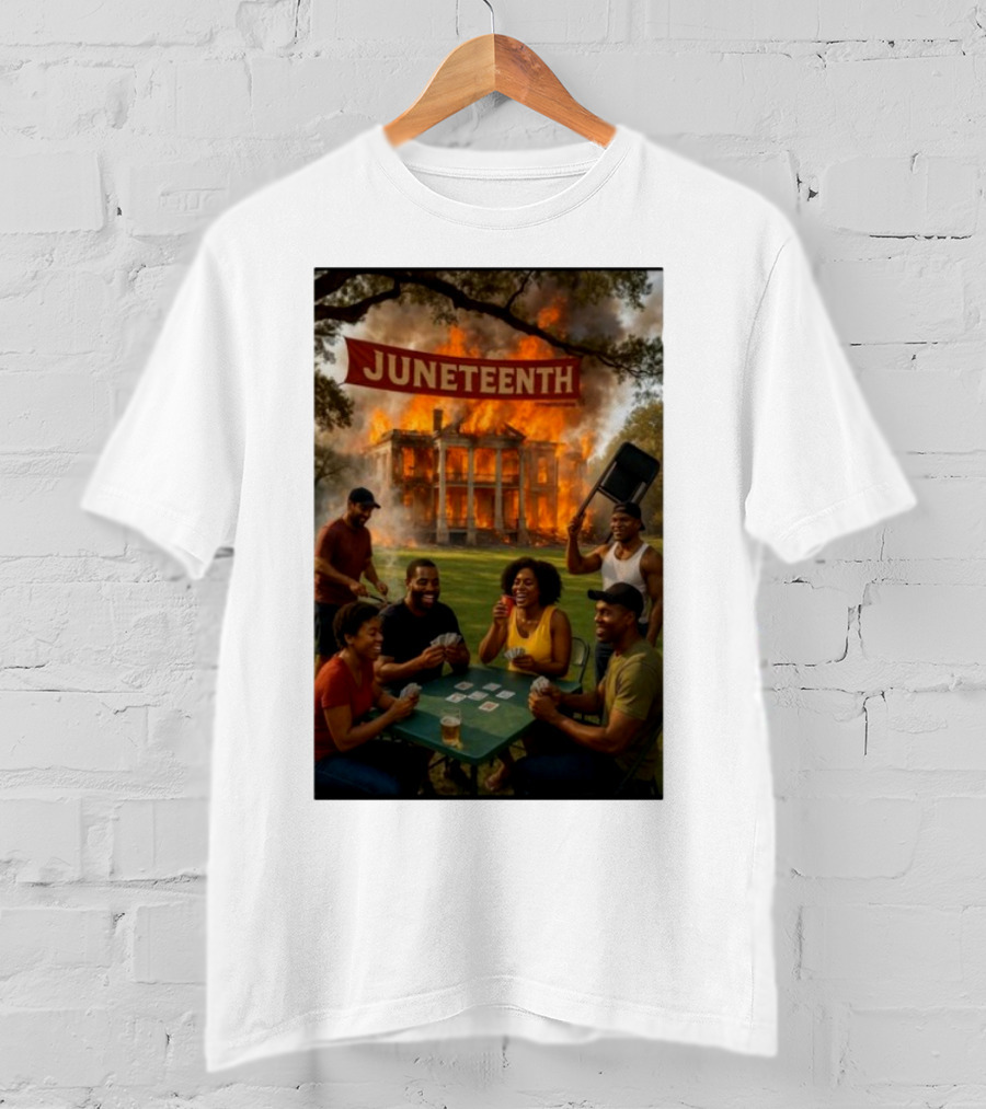 Juneteenth La Plantation Fire Historic Juneteenth Celebration T-Shirt