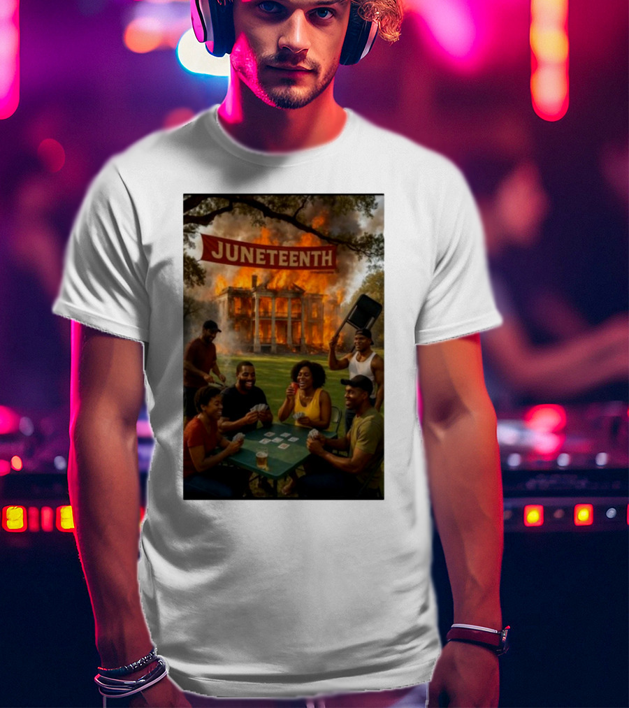 Juneteenth La Plantation Fire Historic Juneteenth Celebration T-Shirt