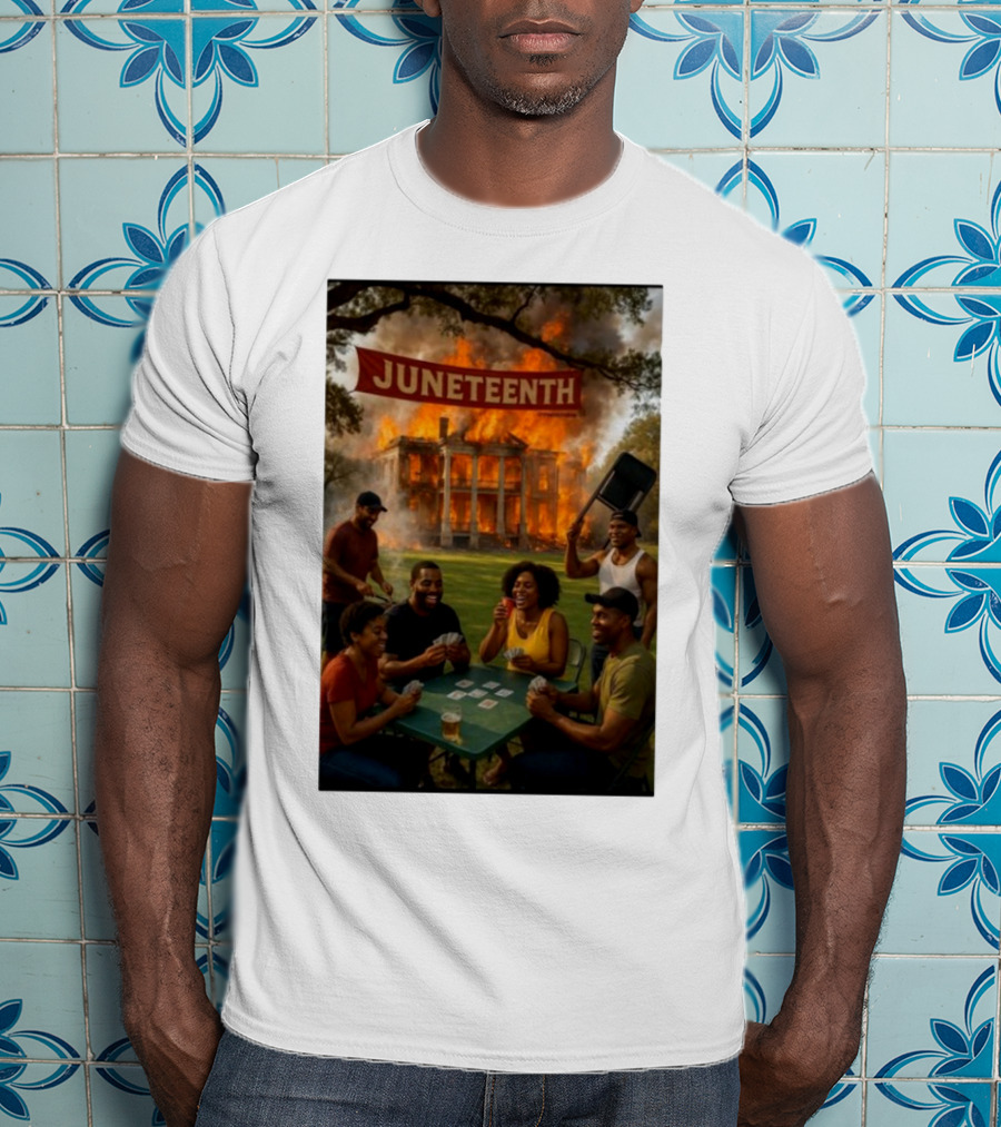 Juneteenth La Plantation Fire Historic Juneteenth Celebration T-Shirt