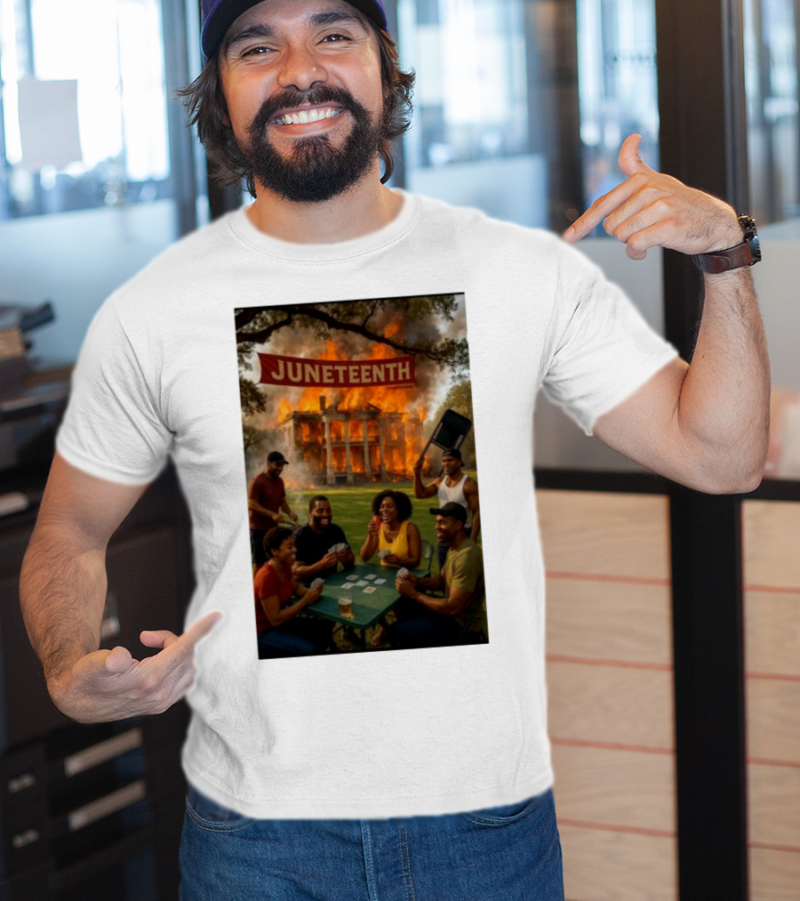 Juneteenth La Plantation Fire Historic Juneteenth Celebration T-Shirt