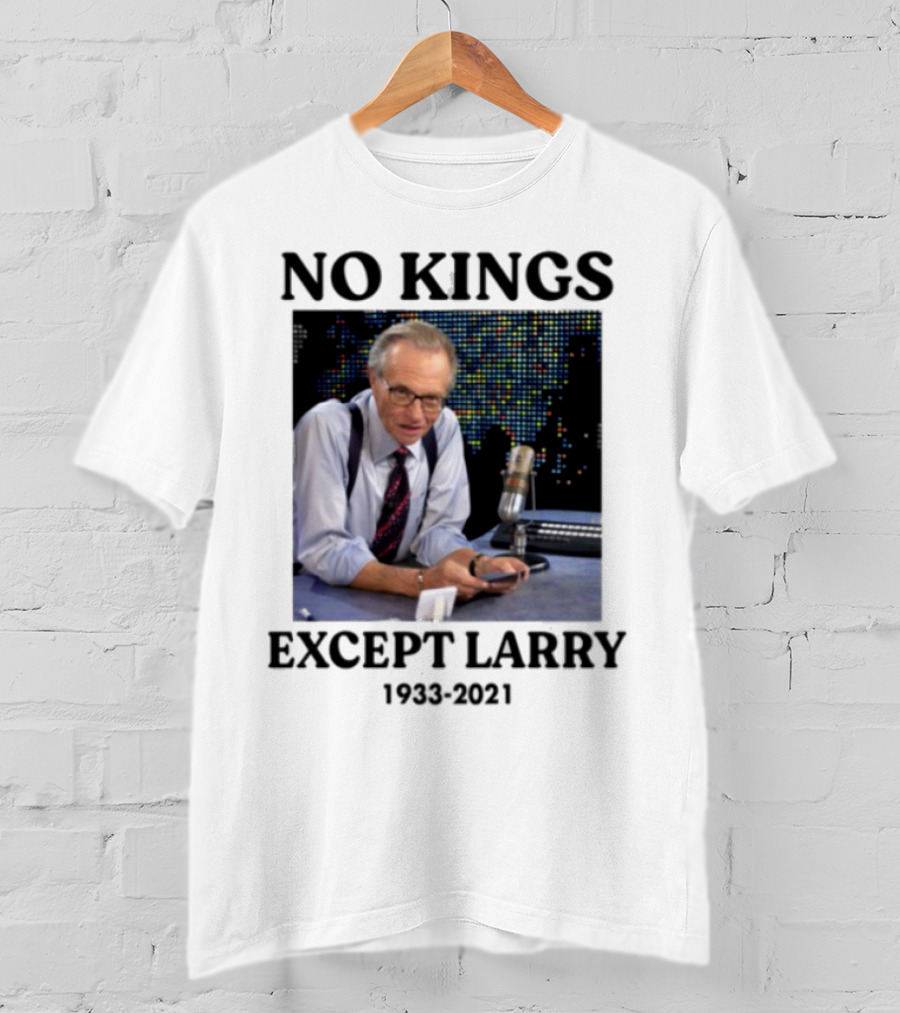 Justinboldaji Fuck Ice No Kings Except Larry 1933 2021 T-Shirt