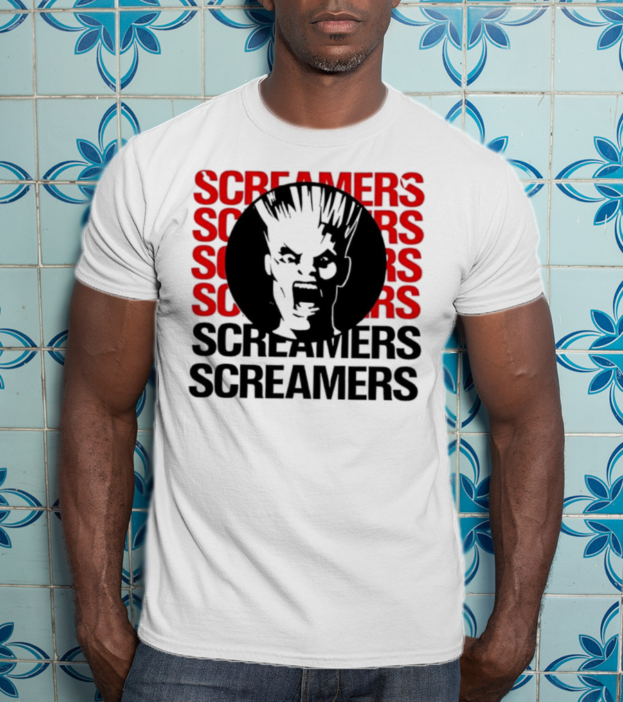 Screamers Demos Album Punk Iconic Silhouette T-Shirt