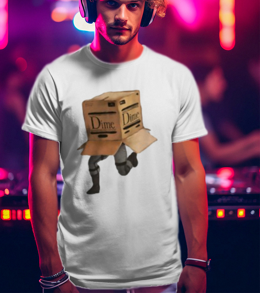 Metal Gear Solid Dime Box Costume Running T-Shirt