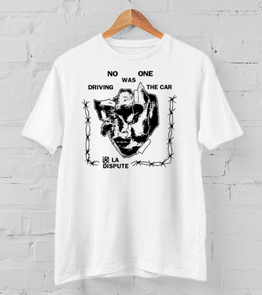 La Dispute No One Was Driving The Car Floral Heart Design T-Shirt
