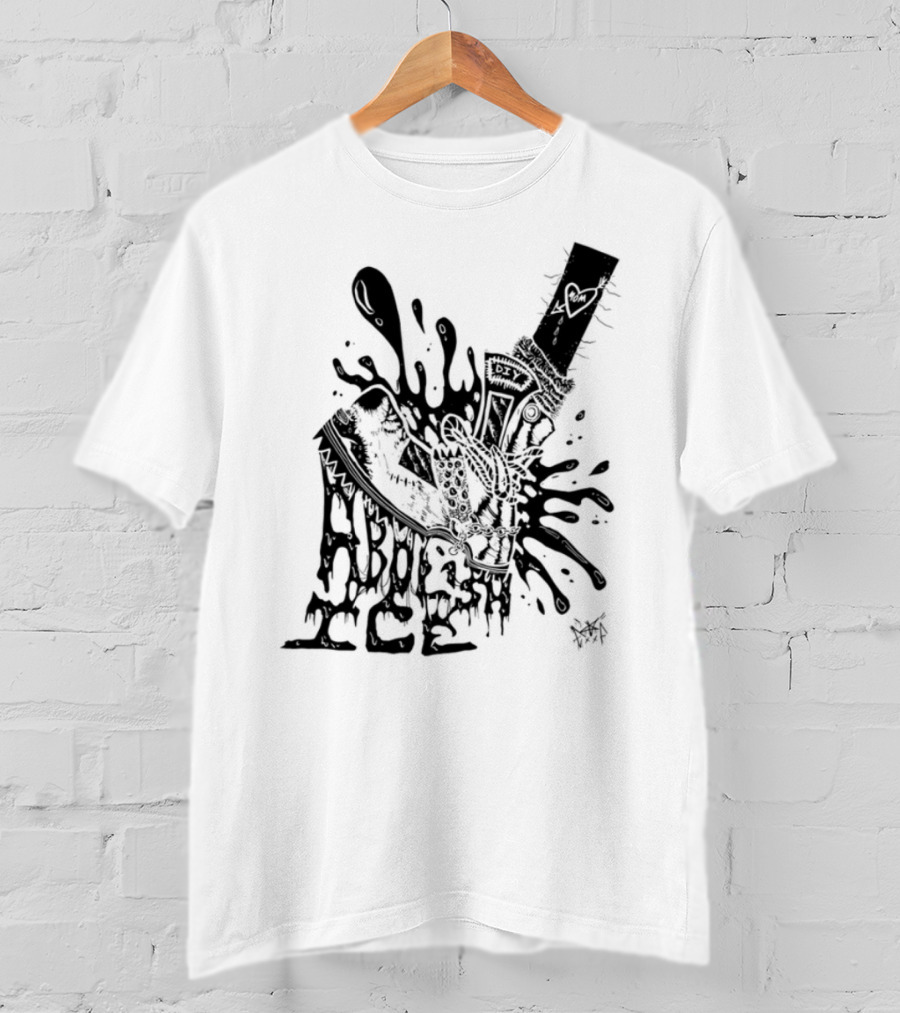 Punkwithacamera Abolish Ice Wildly Vibrant Music And Art Fusion T-Shirt