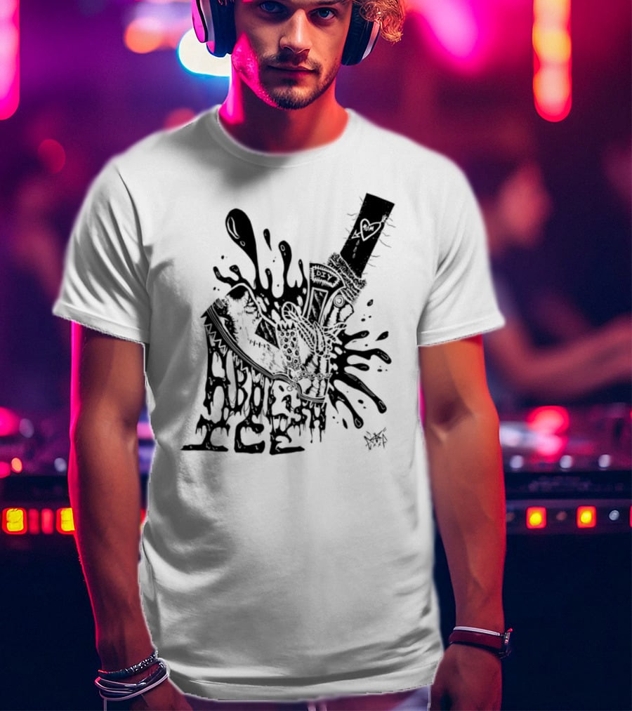Punkwithacamera Abolish Ice Wildly Vibrant Music And Art Fusion T-Shirt